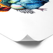 Poster Turc Vibrant Pride Art classique T-shirt (Coin)