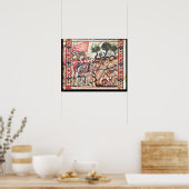 Poster Turcs et Maures Retrouvant leur terre (Cuisine)