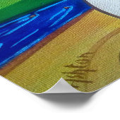 Poster Turf empilé (Coin)