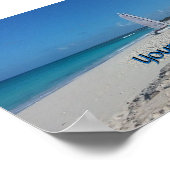Poster Turks and Caicos Beach (Coin)