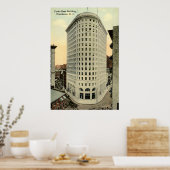 Poster Turks Head Building Providence RI 1915 Vintage (Cuisine)