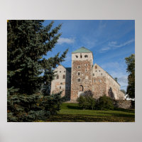 Turku, Finlande, ancien château de Turun Linna, un