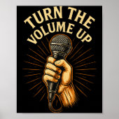 Poster Turn The Volume Up  (Devant)