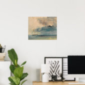 Poster Turner - Bateau à roues à aubes dans la tempête (Bureau à domicile)
