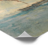 Poster Turner - Bateau à roues à aubes dans la tempête (Coin)