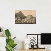 Poster Turner - Cascade De Lodore Cumberland (Bureau à domicile)