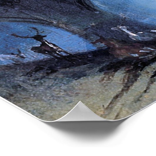 Poster Turner - Château d'Alnwick (Coin)