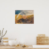 Poster Turner - Château de Crichton, Montagneux Avec Arc (Cuisine)