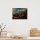 Poster Turner - Château De St. Michael Bonneville Savoy (Cuisine)