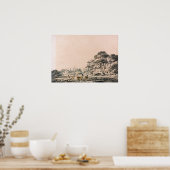 Poster Turner - Château de Windsor et parc avec cerf (Cuisine)