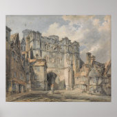 Poster Turner - Christ Church Gate, Canterbury (Devant)