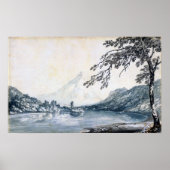 Poster Turner - En Aar Entre Unterseen Et Brienz Lake (Devant)
