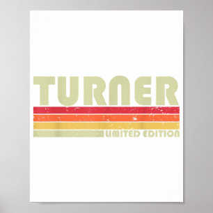 Poster TURNER Funny Job Title Profession Anniversaire Tra