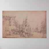 Poster Turner - Hurries Bateaux de Charbon Chargement des (Devant)