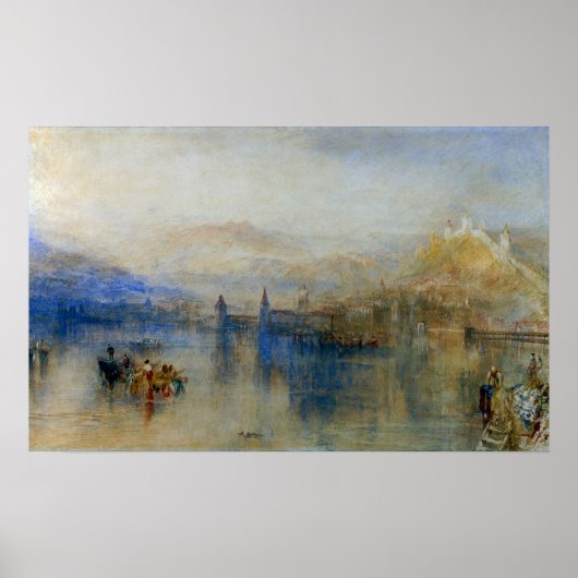Poster Turner - Lucerne Depuis le Lac (Devant)