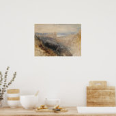 Poster Turner - Lune sur Lausanne (Cuisine)