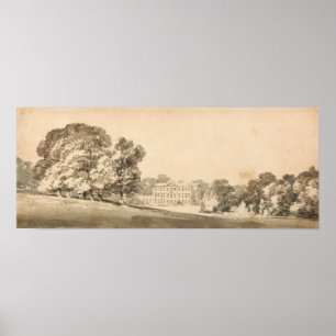 Poster Turner - Maison Georgienne à Trois Étages Dans Un