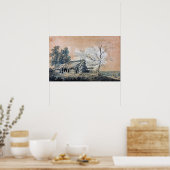 Poster Turner - Paysage Avec Grange (Cuisine)