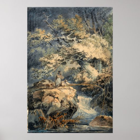 Poster Turner - Pêcheur à la ligne (Devant)