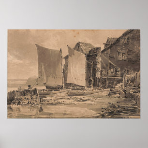 Poster Turner - Pêcheur Cottage Dover