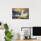 Poster Turner - Phare de Bell Rock (Bureau à domicile)
