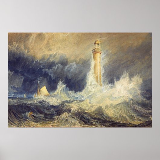 Poster Turner - Phare de Bell Rock (Devant)