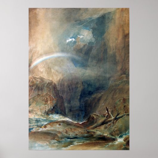 Poster Turner - Pont du Diable, col du Saint-Gothard (Devant)