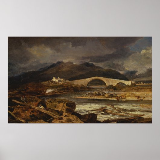 Poster Turner - Pont Tummel Perthshire (Devant)
