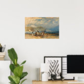 Poster Turner - Port de Folkestone et côte jusqu'à Douvre (Bureau à domicile)