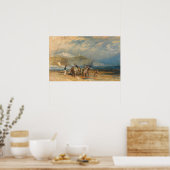 Poster Turner - Port Folkestone et côte à Dover (Cuisine)