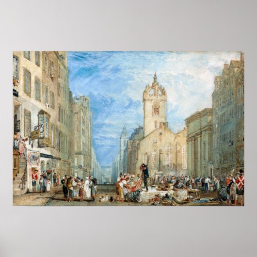 Poster Turner - Rue Haute Édimbourg (Devant)