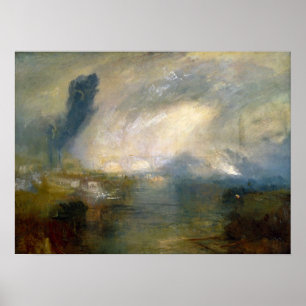 Poster Turner - Tamise au-dessus du pont Waterloo
