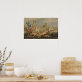 Poster Turner - Vue de la cathédrale d'Ely (Cuisine)