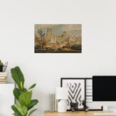 Poster Turner - Vue de la cathédrale d'Ely (Bureau à domicile)