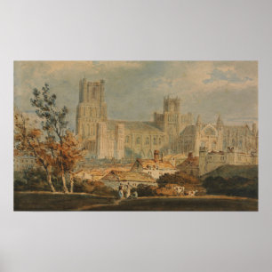 Poster Turner - Vue Sur La Cathédrale D'Ely