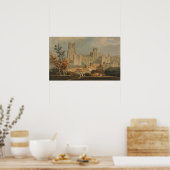 Poster Turner - Vue Sur La Cathédrale D'Ely (Cuisine)