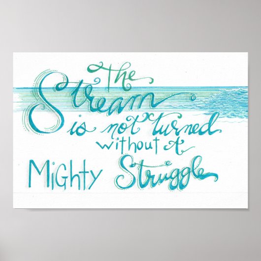 Poster Turning the Stream (Devant)