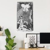 Poster Turpin comme il s'est caché dans une grotte (Bureau à domicile)