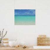 POSTER TURQUES ET CAÏCOS SAISON/MER SABLE ET CIEL (Cuisine)