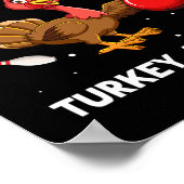 Poster Turquie Bowling Thanksgiving Bowler Strike Spare B (Coin)