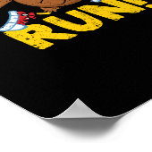 Poster Turquie Courir Costume mignon Wild Thanksgiving Ru (Coin)