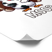 Poster Turquie En Costume De Vache, Moo Drôle Thanksgivin (Coin)