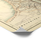 Poster Turquie et Asie Régions bibliques (Coin)