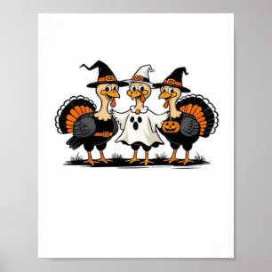 Poster Turquie Halloween Boo, Thanksgiving Turquie, Éffra