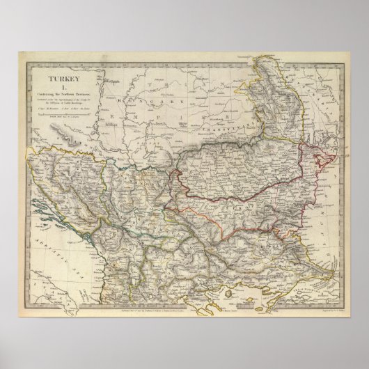 Poster Turquie I, nord (Devant)