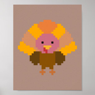 Poster Turquie - Pixel Art