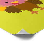 Poster Turquie - Pixel Art (Coin)