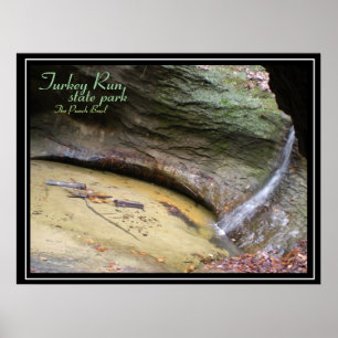 Poster Turquie Run State Park, Punch Bowl