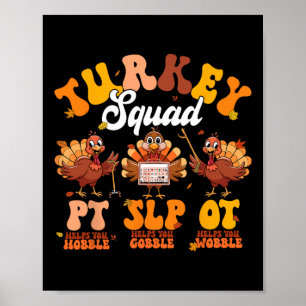 Poster Turquie Squad Ot Pt Slp ergothérapie Merci