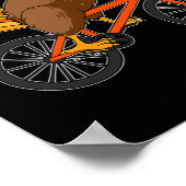 Poster Turquie vélo vélo d'appartement Thanksgiving Day C (Coin)